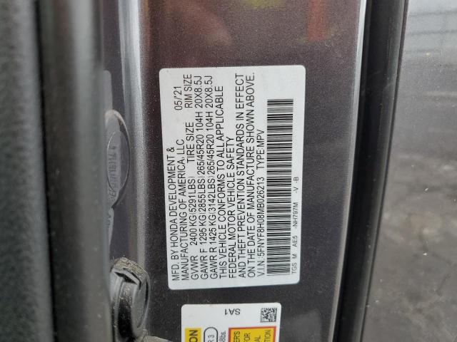 Photo 10 from auction – 2021 HONDA PASSPORT E with VIN 5FNYF8H08MB026213