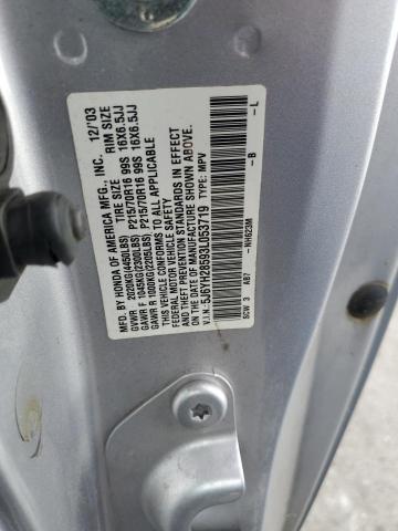 Photo 10 from auction – 2003 HONDA ELEMENT EX with VIN 5J6YH28593L053719