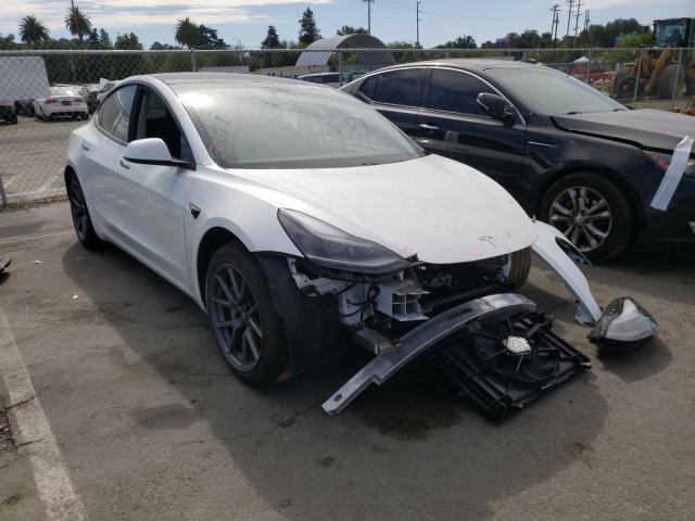 TESLA MODEL 3 2021 with VIN 5YJ3E1EA3MF876980 - Photo from auction