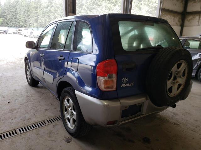 Photo 3 from auction – 2003 TOYOTA RAV4 with VIN JTEGH20V630088339