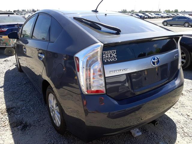 Photo 3 from auction – 2013 TOYOTA PRIUS PLUG with VIN JTDKN3DP6D3044690