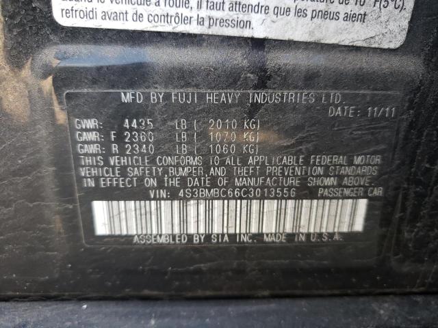 Photo 10 from auction – 2012 SUBARU LEGACY 2.5 with VIN 4S3BMBC66C3013556