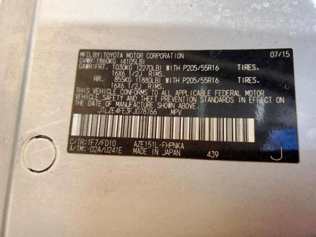 Photo 10 from auction – 2015 TOYOTA SCION XB with VIN JTLZE4FE3FJ078766