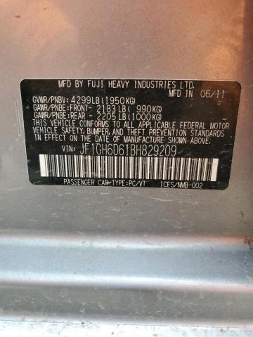 Photo 10 from auction – 2011 SUBARU IMPREZA OU with VIN JF1GH6D61BH829209