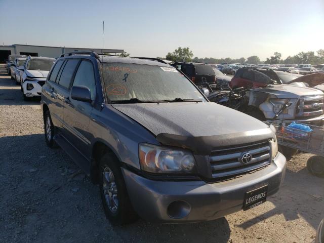 TOYOTA HIGHLANDER 2004 with VIN JTEGP21A740036430 - Photo from auction