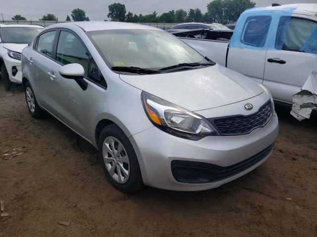 KIA RIO LX 2013 with VIN KNADM4A30D6245984 - Photo from auction