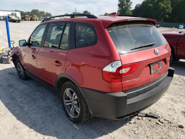 Photo 3 from auction – 2005 BMW X3 3.0I with VIN WBXPA93405WD21030