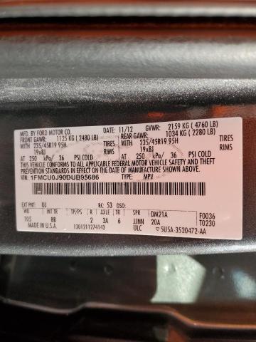 Photo 10 from auction – 2013 FORD ESCAPE TIT with VIN 1FMCU0J90DUB95686