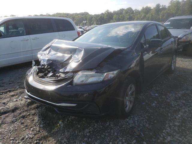Photo 2 from auction – 2015 HONDA CIVIC LX with VIN 19XFB2F52FE072580