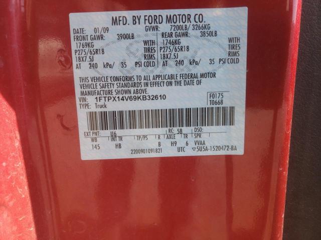 Photo 10 from auction – 2009 FORD F150 SUPER with VIN 1FTPX14V69KB32610