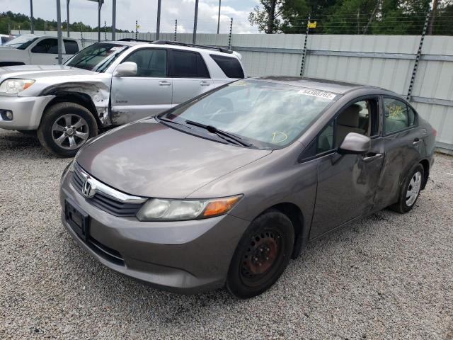 Photo 2 from auction – 2012 HONDA CIVIC LX with VIN 19XFB2F50CE093200