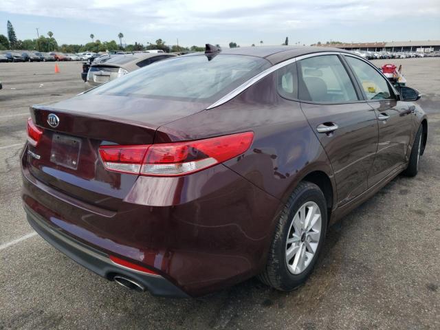 Photo 4 from auction – 2016 KIA OPTIMA LX with VIN 5XXGT4L35GG093917