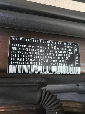 Photo 10 from auction – 2014 VOLKSWAGEN BEETLE with VIN 3VW507AT4EM822552