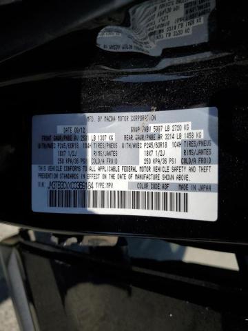 Photo 10 from auction – 2012 MAZDA CX-9 with VIN JM3TB3CVXC0369184