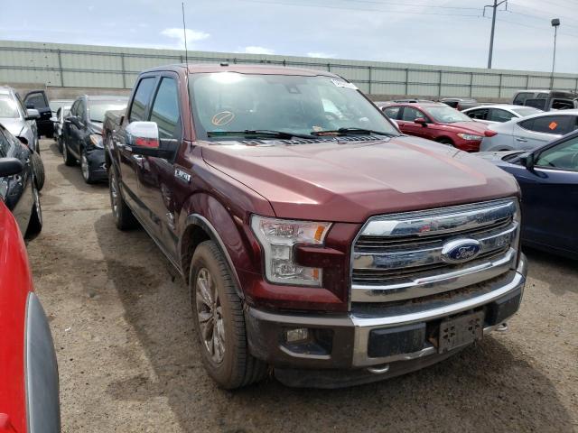 FORD F150 SUPER 2016 with VIN 1FTEW1EG7GFD54735 - Photo from auction