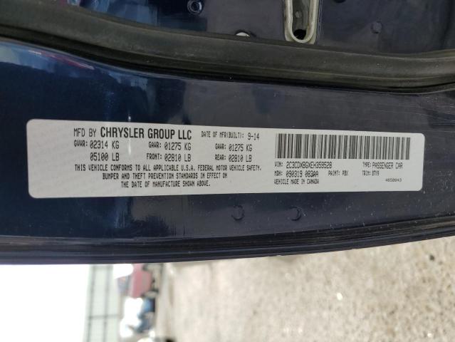 Photo 10 from auction – 2014 DODGE CHARGER SE with VIN 2C3CDXBGXEH359528