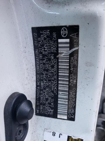 Photo 10 from auction – 2012 TOYOTA PRIUS with VIN JTDKN3DU8C5388630