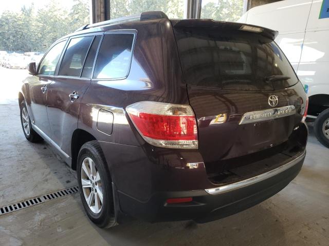 Photo 3 from auction – 2013 TOYOTA HIGHLANDER with VIN 5TDBK3EHXDS212250