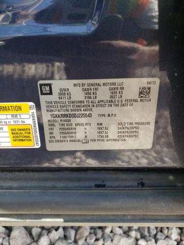Photo 10 from auction – 2013 GMC ACADIA SLT with VIN 1GKKRRKD0DJ225543