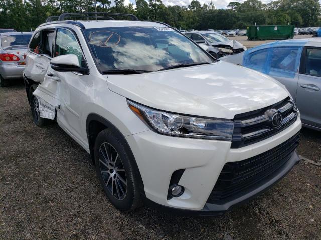 TOYOTA HIGHLANDER 2018 with VIN 5TDKZRFH4JS545388 - Photo from auction
