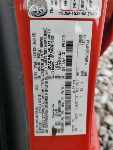 Photo 10 from auction – 2014 FORD FIESTA SE with VIN 3FADP4EJ4EM139872