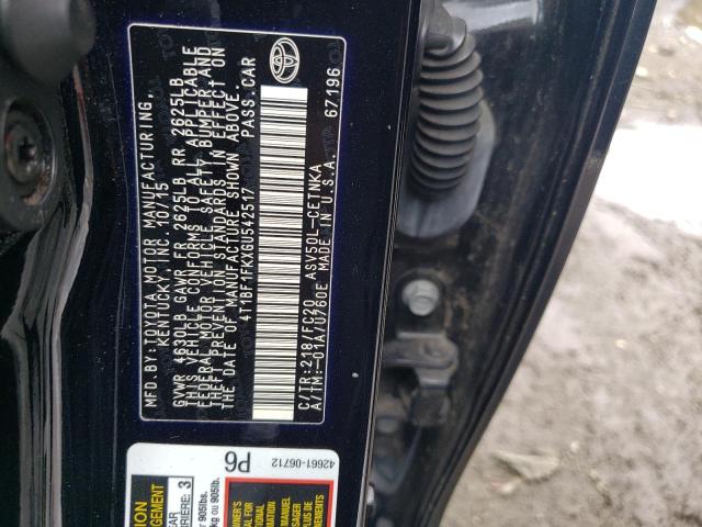 Photo 10 from auction – 2016 TOYOTA CAMRY LE with VIN 4T1BF1FKXGU542517