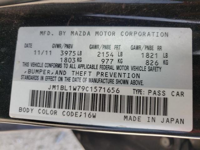 Photo 10 from auction – 2012 MAZDA 3 I with VIN JM1BL1W79C1571656