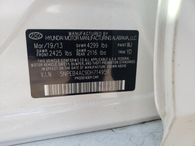 Photo 10 from auction – 2013 HYUNDAI SONATA GLS with VIN 5NPEB4AC9DH714959