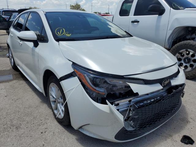 TOYOTA COROLLA LE 2021 with VIN JTDVPMAE9MJ120852 - Photo from auction