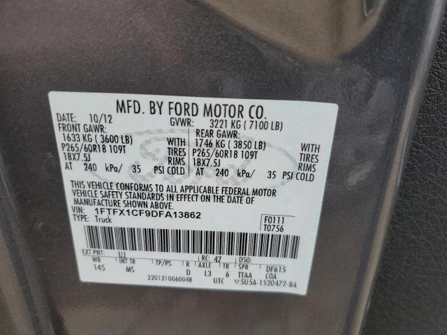 Foto 10 de la subasta – 2013 FORD F150 SUPER con VIN 1FTFX1CF9DFA13862