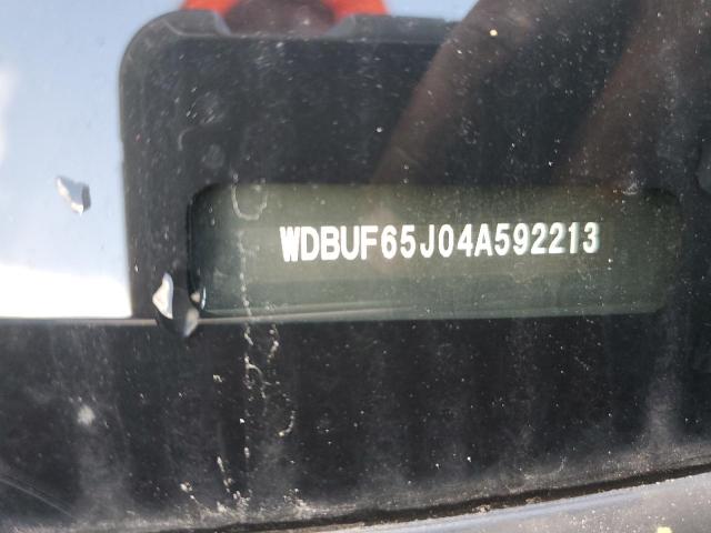 Photo 10 from auction – 2004 MERCEDES-BENZ E 320 with VIN WDBUF65J04A592213