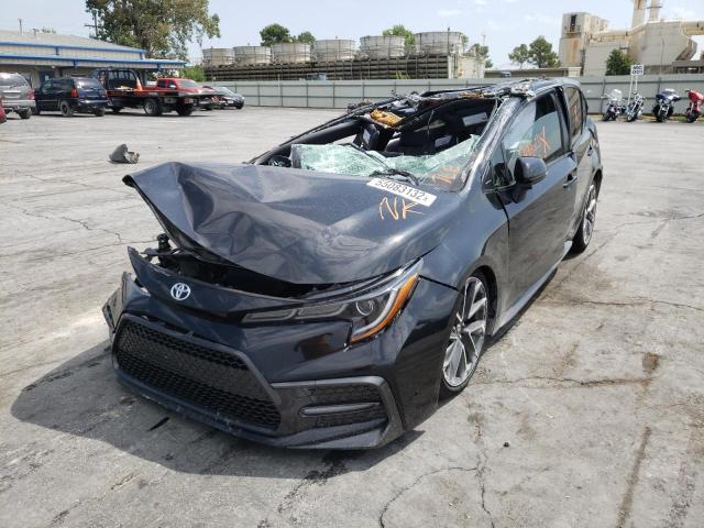 Photo 2 from auction – 2021 TOYOTA COROLLA SE with VIN JTDM4MCE9MJ067071