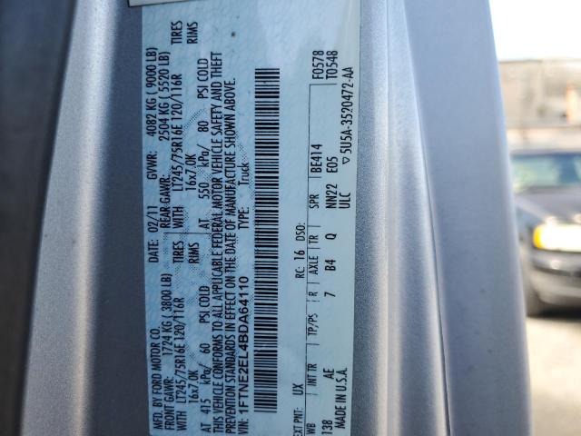 Photo 10 from auction – 2011 FORD ECONOLINE with VIN 1FTNE2EL4BDA64110
