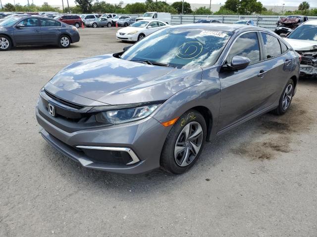 Photo 2 from auction – 2019 HONDA CIVIC LX with VIN 19XFC2F68KE030754