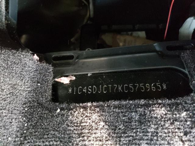 Photo 10 from auction – 2019 DODGE DURANGO R/ with VIN 1C4SDJCT7KC575965