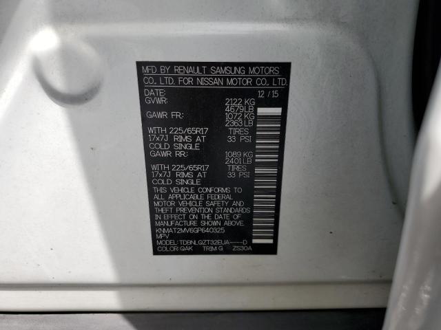 Photo 10 from auction – 2016 NISSAN ROGUE S with VIN KNMAT2MV6GP640325