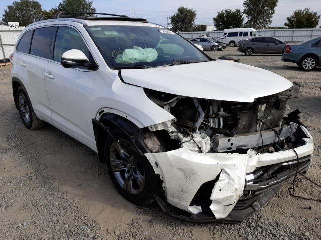 TOYOTA HIGHLANDER 2018 with VIN 5TDDZRFH9JS804479 - Photo from auction