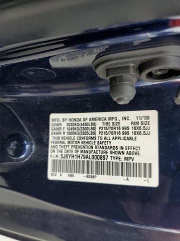 Photo 10 from auction – 2010 HONDA ELEMENT EX with VIN 5J6YH1H79AL000897