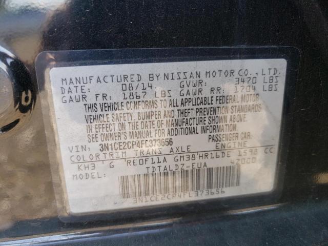Photo 10 from auction – 2015 NISSAN VERSA NOTE with VIN 3N1CE2CP4FL373656