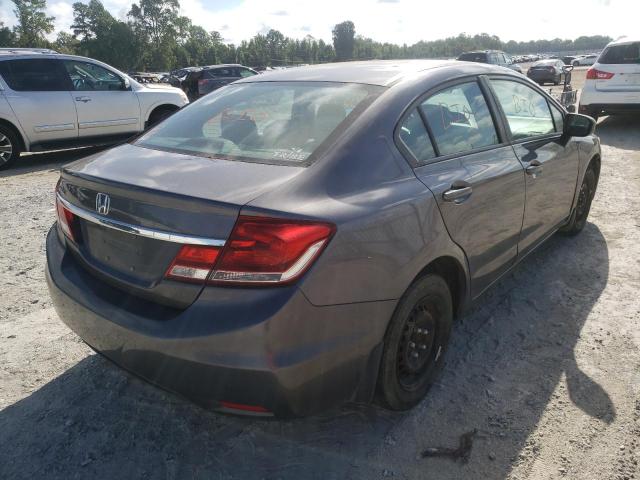 Photo 4 from auction – 2014 HONDA CIVIC LX with VIN 19XFB2F5XEE028504