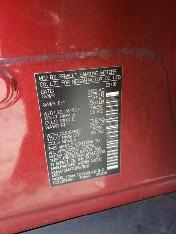 Photo 10 from auction – 2016 NISSAN ROGUE S with VIN KNMAT2MV7GP671017