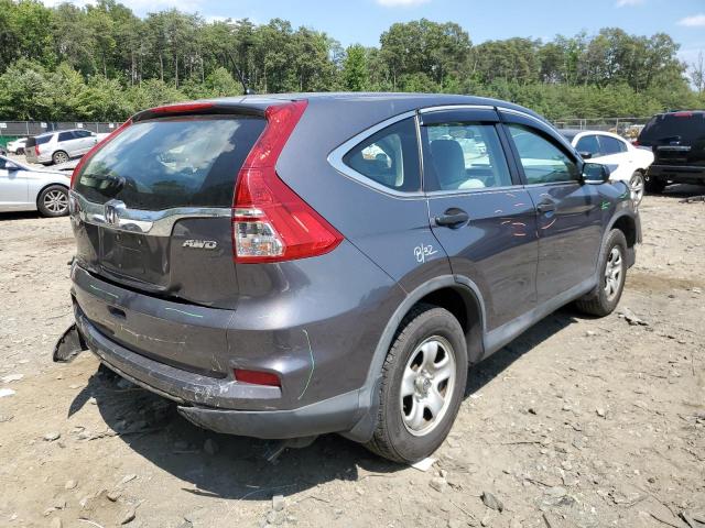 Photo 4 from auction – 2016 HONDA CR-V LX with VIN 2HKRM4H37GH702444