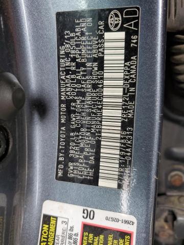 Photo 10 from auction – 2014 TOYOTA COROLLA EC with VIN 2T1BPRHE4EC004610