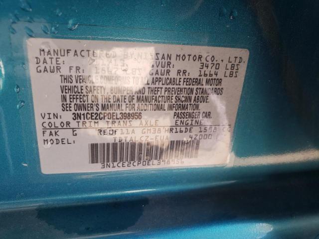 Photo 10 from auction – 2014 NISSAN VERSA NOTE with VIN 3N1CE2CP0EL398956
