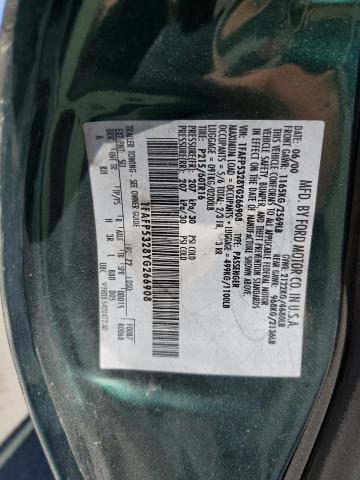 Photo 10 from auction – 2000 FORD TAURUS SE with VIN 1FAFP5328YG266908