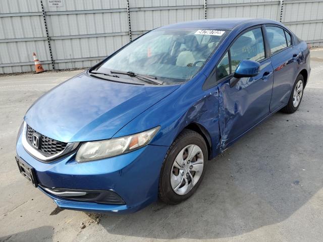 Photo 2 from auction – 2013 HONDA CIVIC LX with VIN 19XFB2F50DE289736