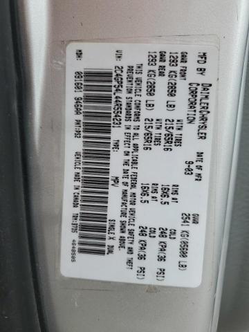 Photo 10 from auction – 2004 CHRYSLER TOWN & COU with VIN 2C4GP54L44R554231