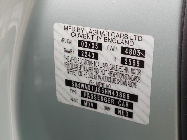 Photo 10 from auction – 2005 JAGUAR S-TYPE 4.2 with VIN SAJWA01U85HN43888