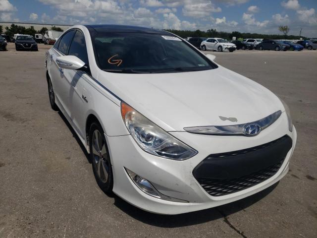 HYUNDAI SONATA HYB 2011 with VIN KMHEC4A41BA007103 - Photo from auction
