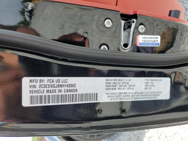 Photo 10 from auction – 2022 DODGE CHARGER SC with VIN 2C3CDXGJ8NH142662